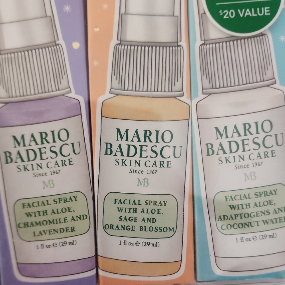 Mario Badescu Hydrating Facial Spray Collection - Pink, Green, Purple, Orange - Picture 3 of 3